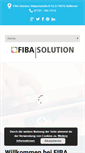 Mobile Screenshot of fiba-solution.com
